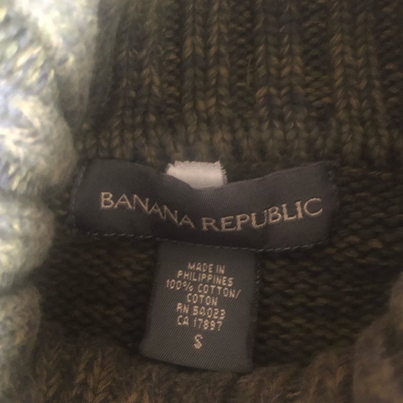 Banana Republic heavy weight cotton turtleneck sweater - Picture 4 of 5